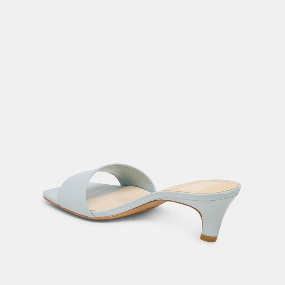 Rexa Ice Blue Leather Heels | Women Dolce Vita