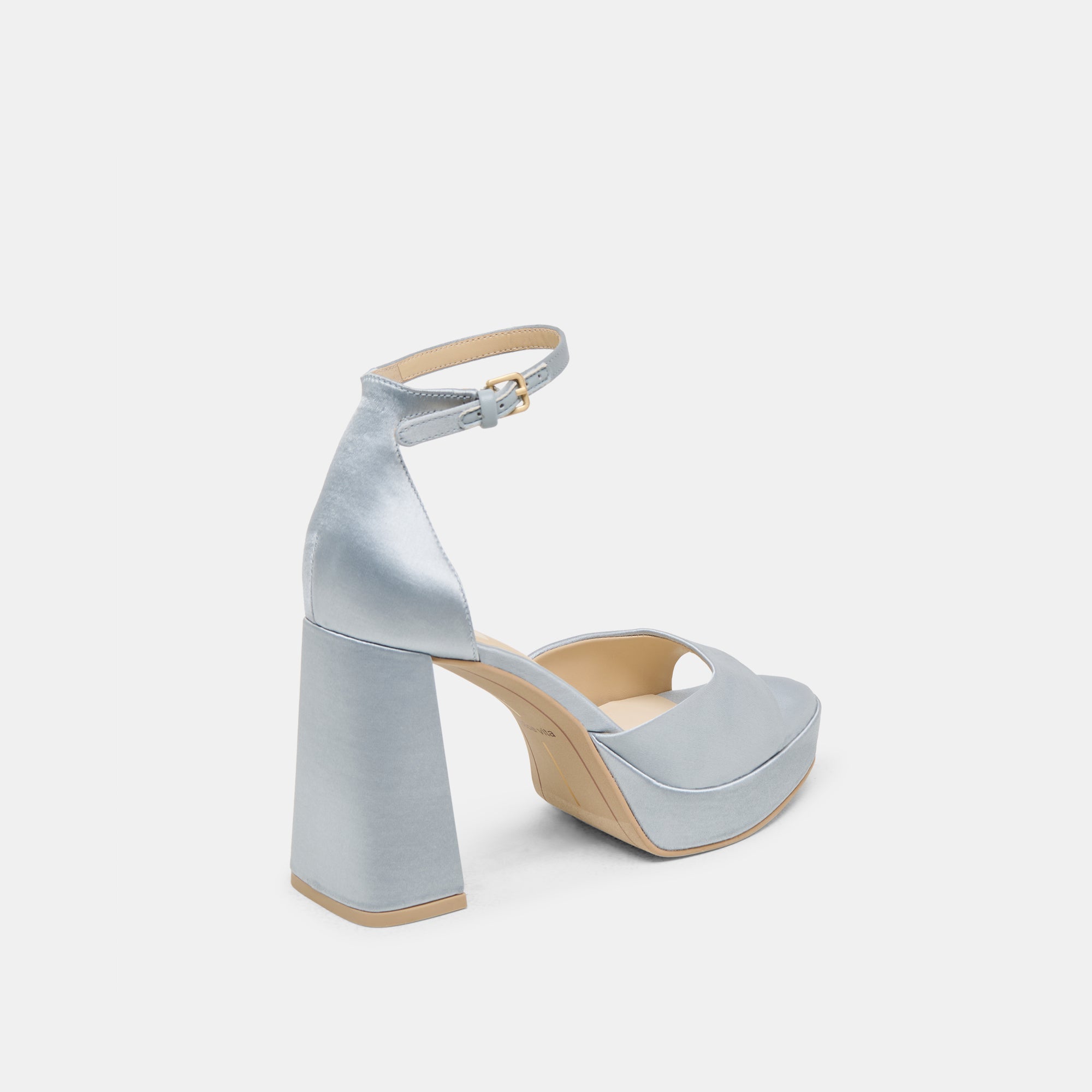 PANDRO HEELS LIGHT BLUE SATIN | Dolce Vita Women