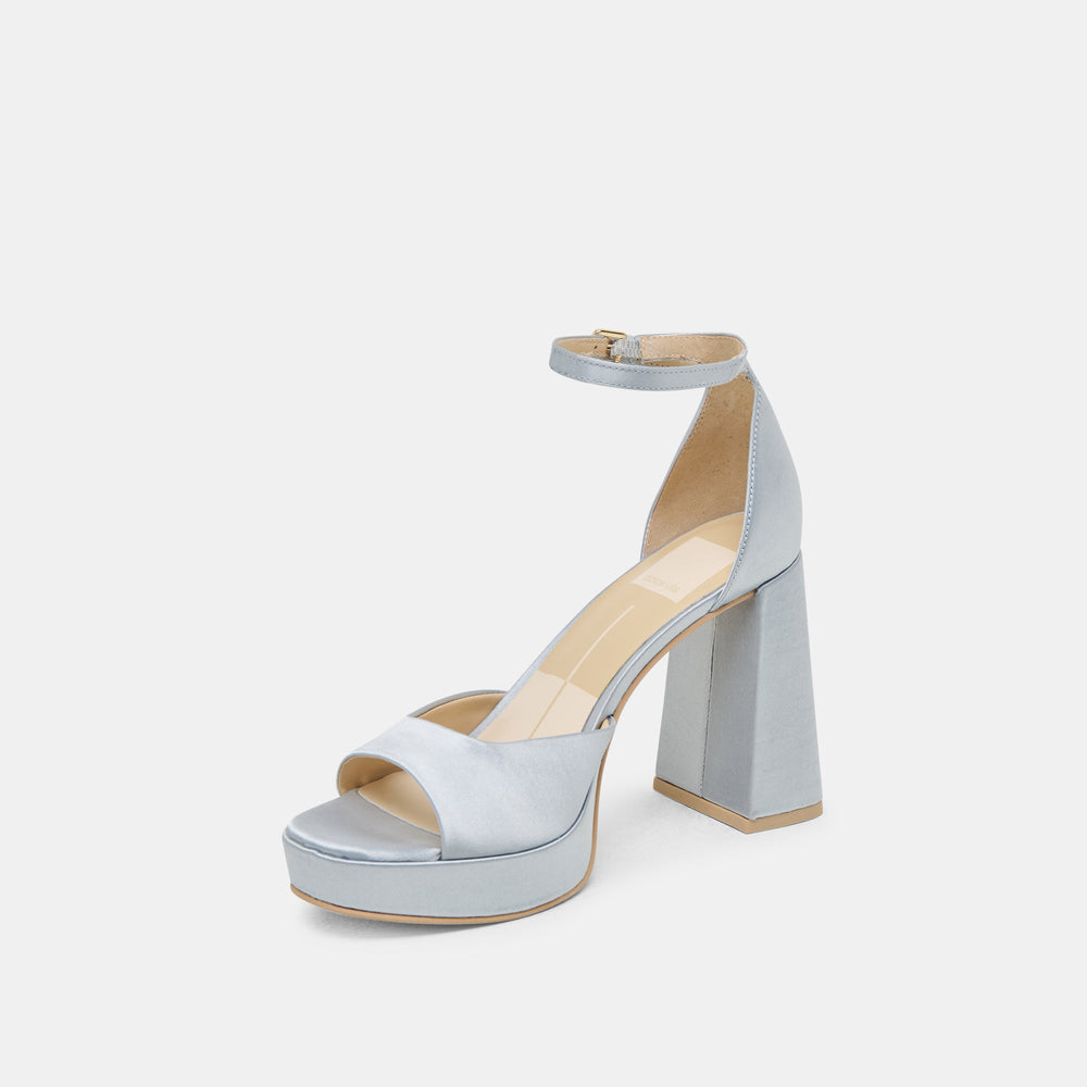 PANDRO HEELS LIGHT BLUE SATIN | Dolce Vita Women