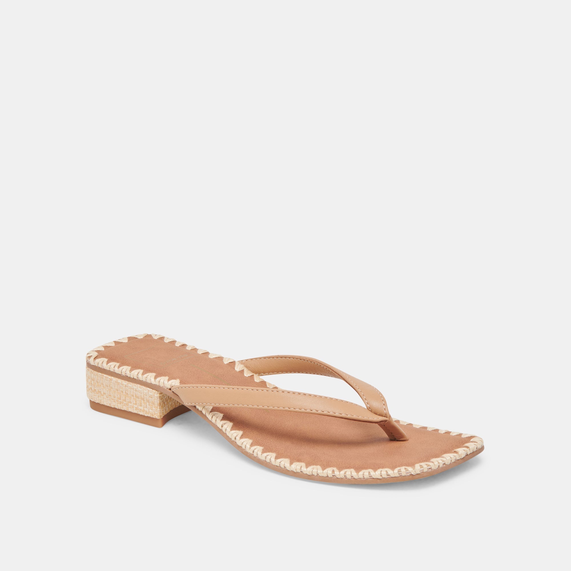 BARTY SANDALS LIGHT TAN LEATHER | Women Dolce Vita