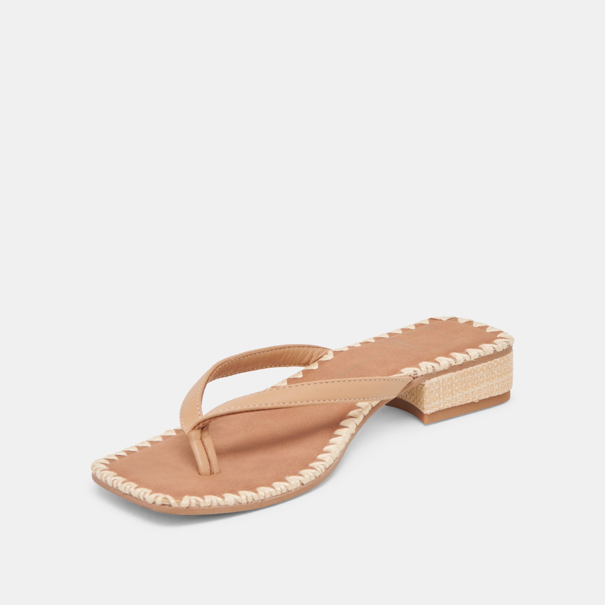 BARTY SANDALS LIGHT TAN LEATHER | Women Dolce Vita
