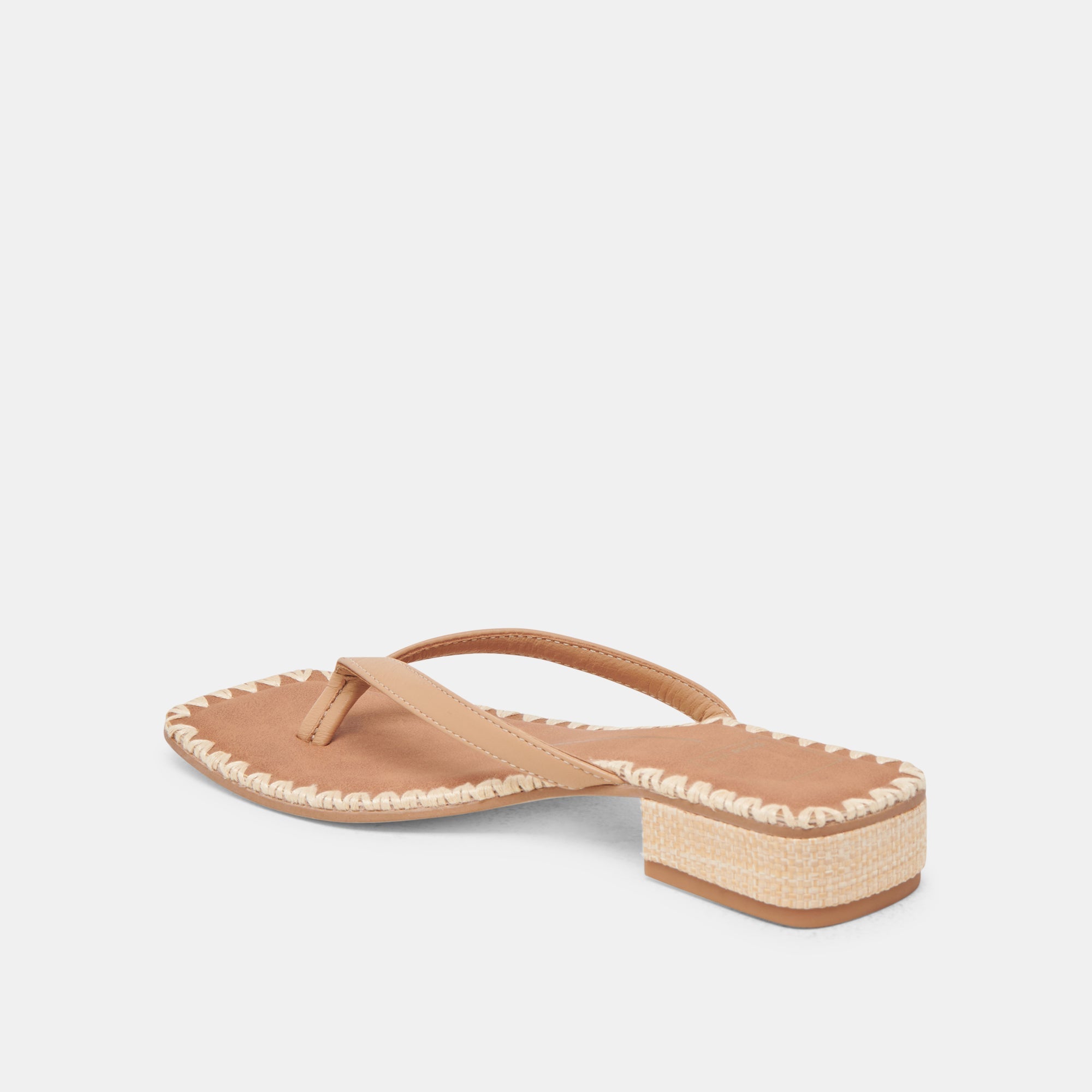 BARTY SANDALS LIGHT TAN LEATHER | Women Dolce Vita