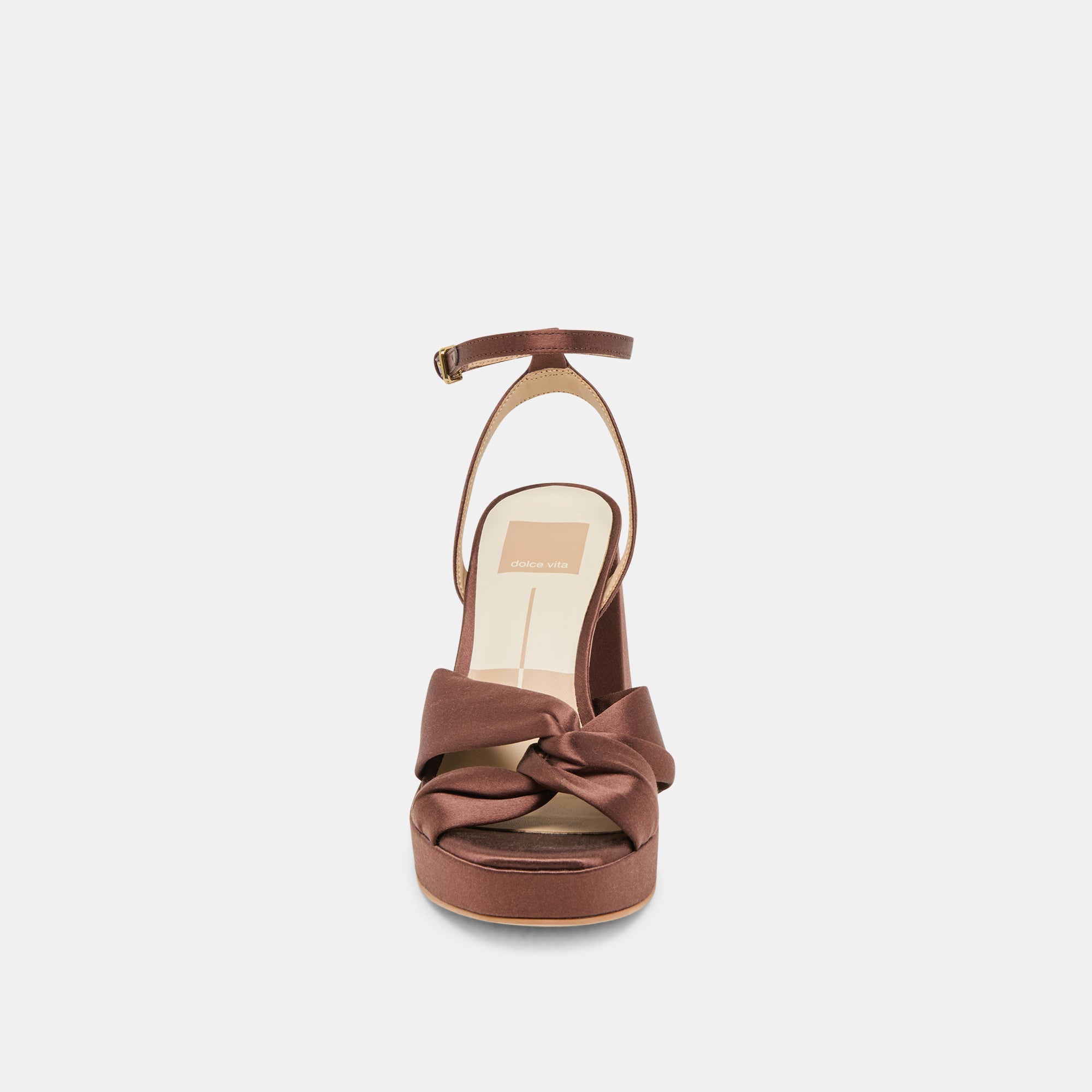 PARLO HEELS MID BROWN SATIN | Dolce Vita Women