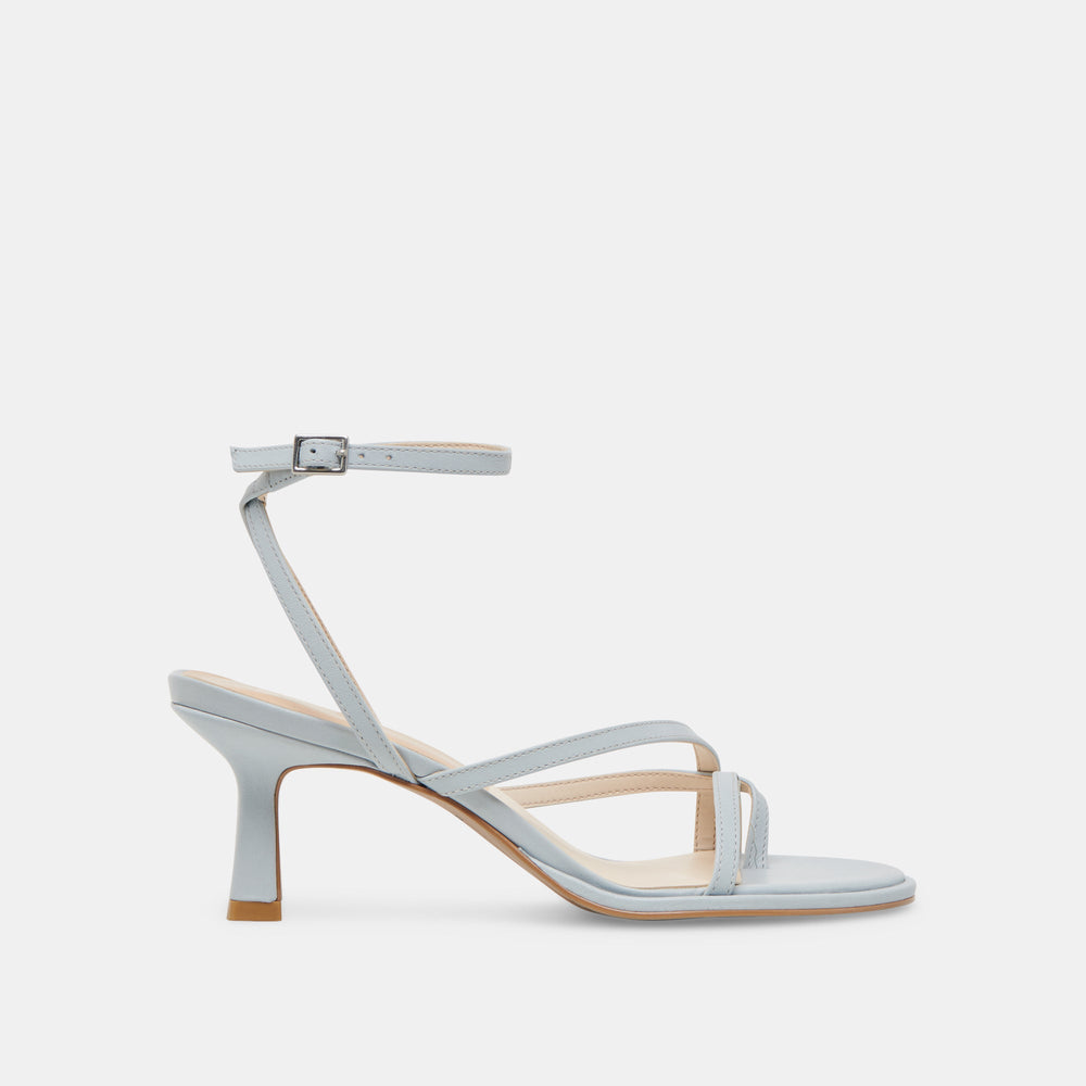 MORAH HEELS ICE BLUE LEATHER | Women Dolce Vita