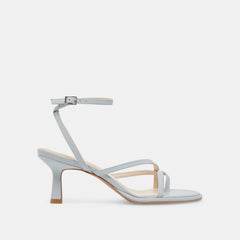 MORAH HEELS ICE BLUE LEATHER | Women Dolce Vita