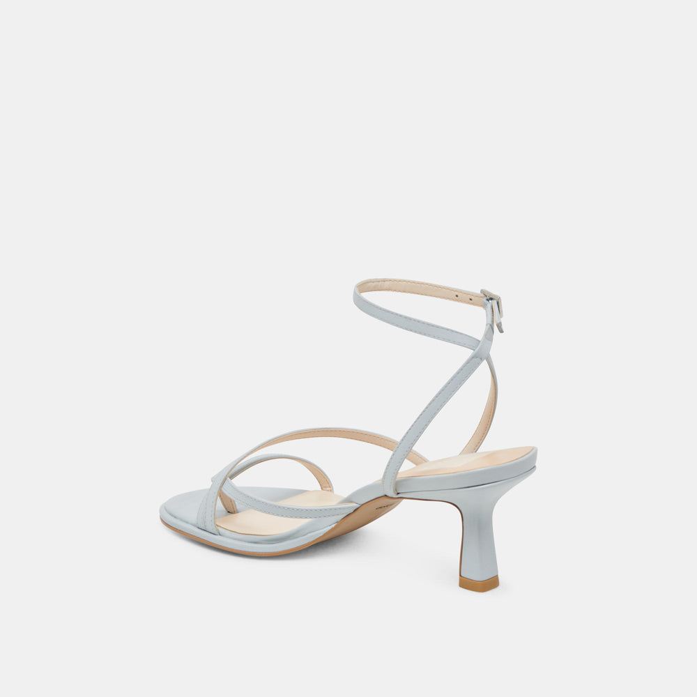 MORAH HEELS ICE BLUE LEATHER | Women Dolce Vita