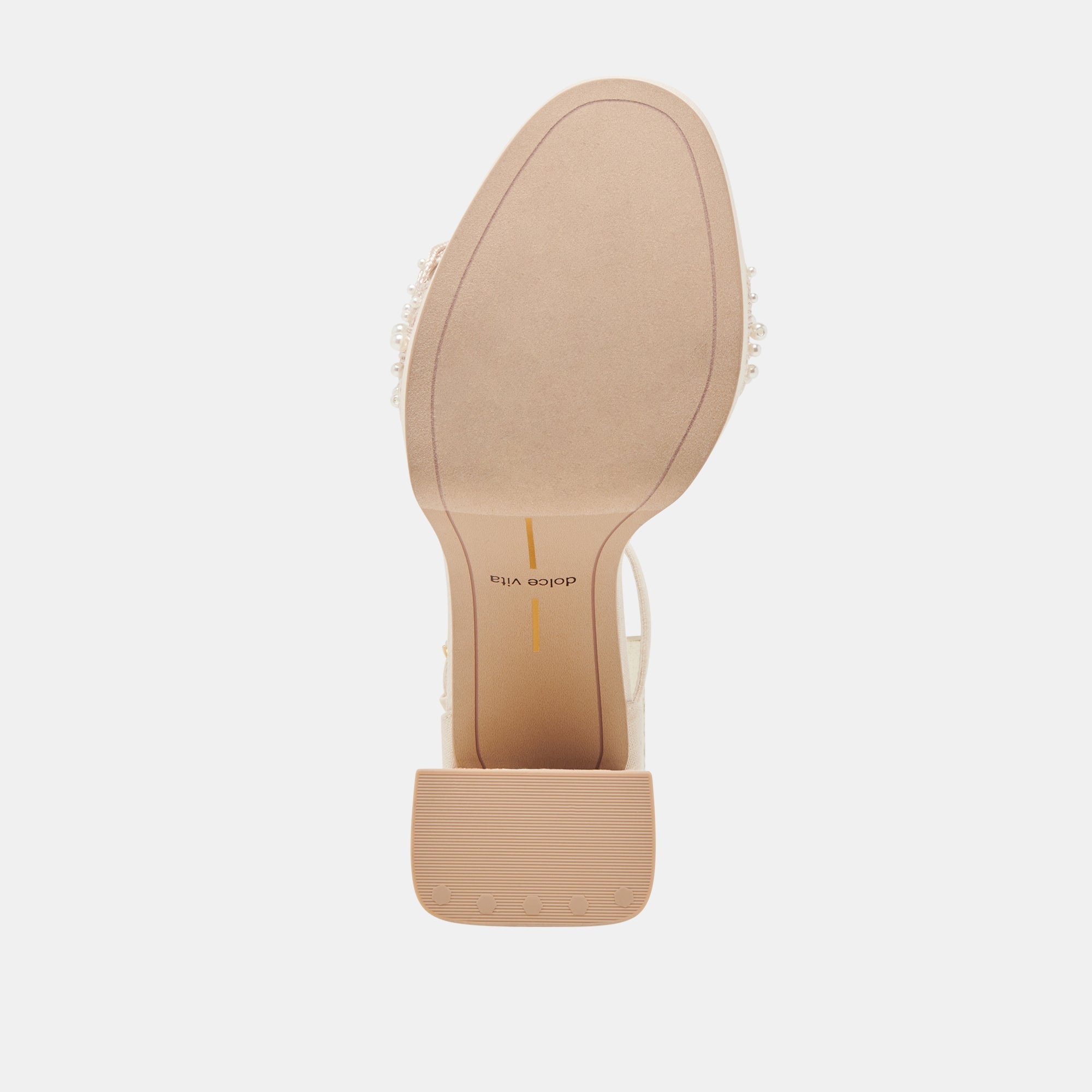 PELTIN PEARL HEELS VANILLA WOVEN RAFFIA | Dolce Vita Women
