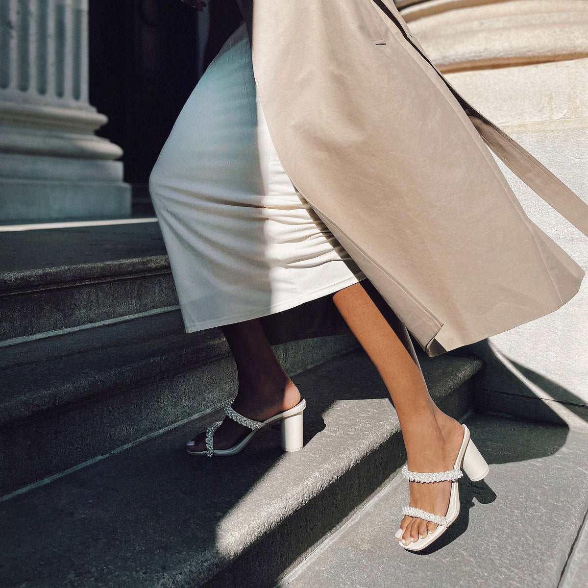 NOEL Heels Vanilla Pearls | Women Dolce Vita