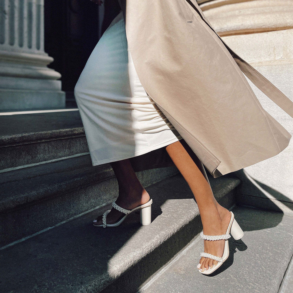 NOEL Heels Vanilla Pearls | Women Dolce Vita
