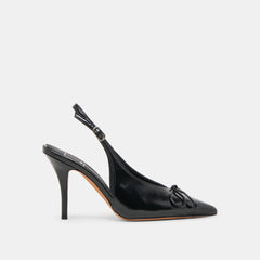 GEENA HEELS BLACK LEATHER | Dolce Vita Women
