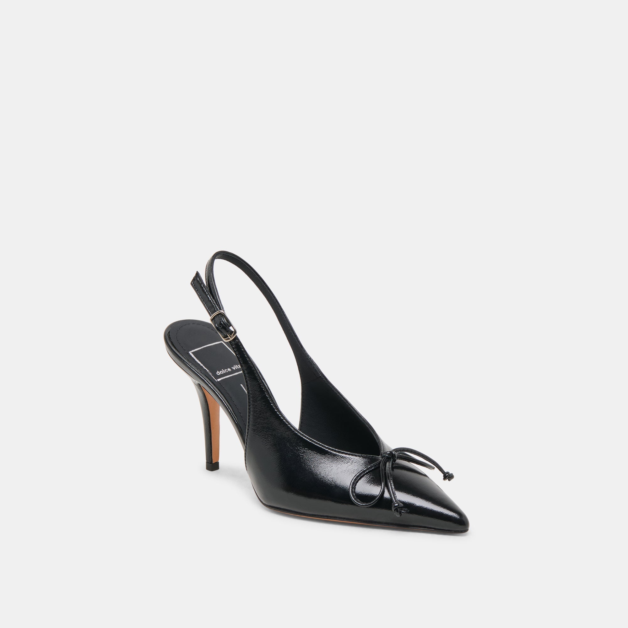 GEENA HEELS BLACK LEATHER | Dolce Vita Women