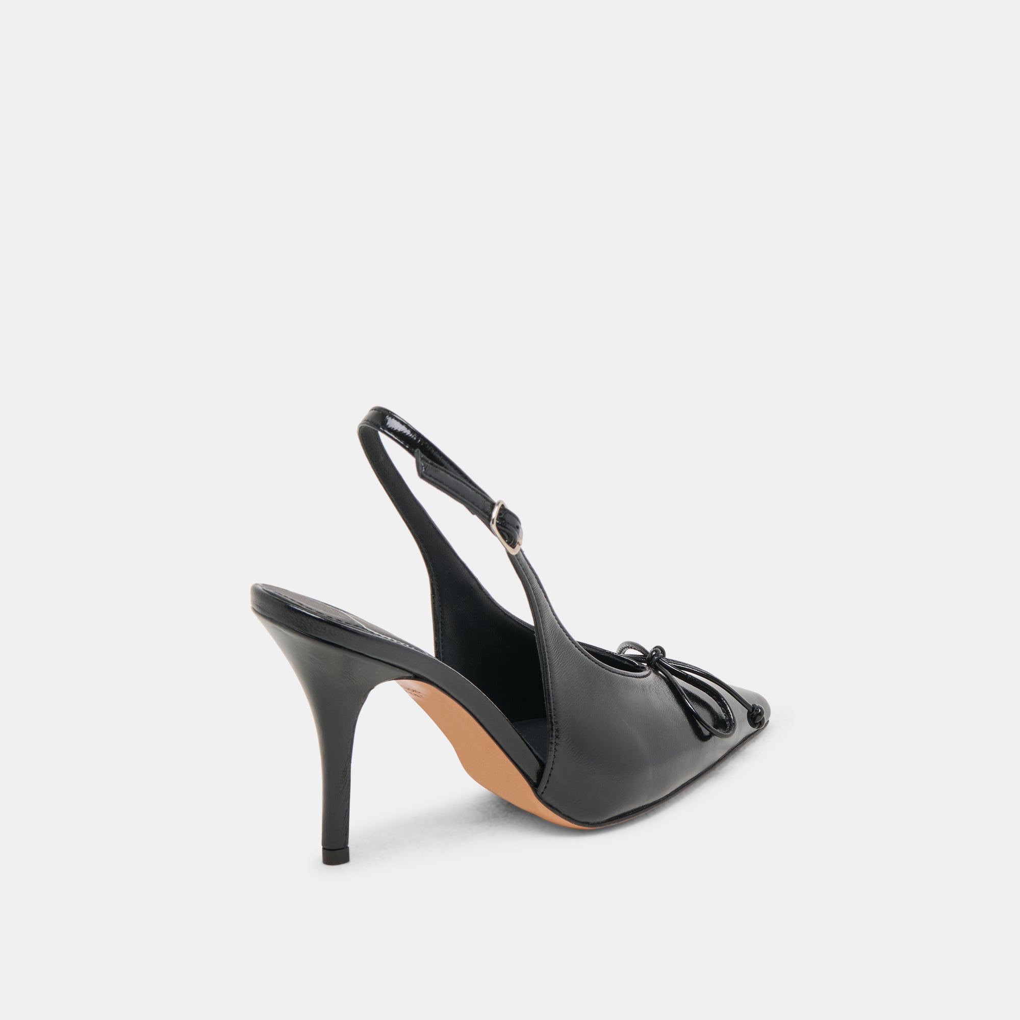 GEENA HEELS BLACK LEATHER | Dolce Vita Women