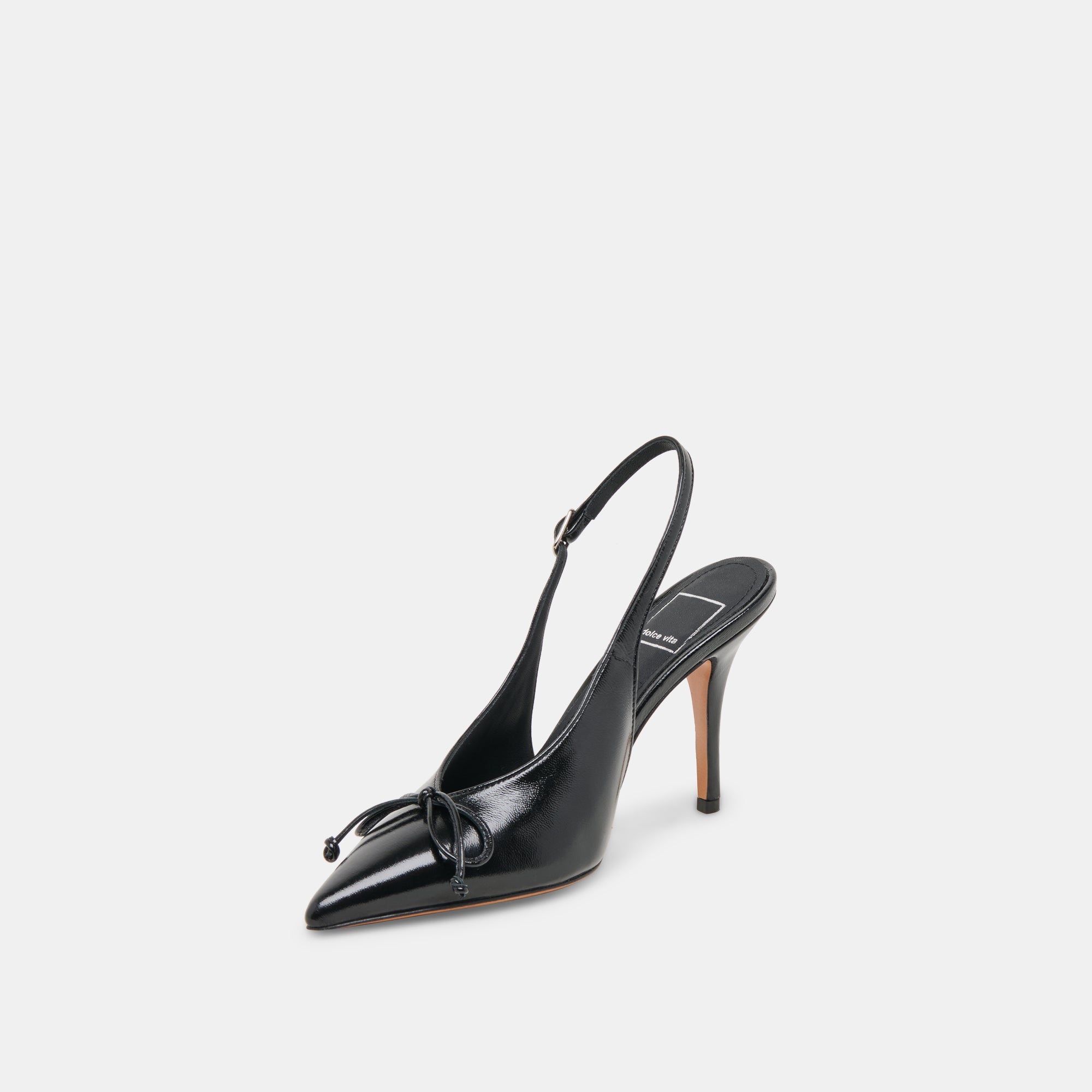 GEENA HEELS BLACK LEATHER | Dolce Vita Women