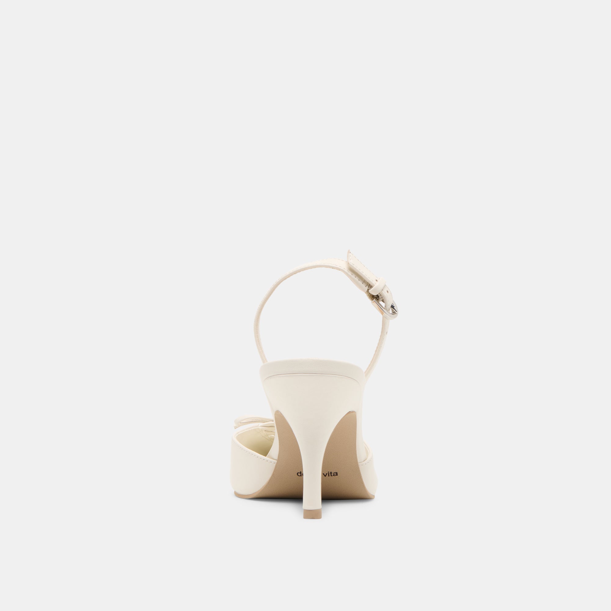 Hamya White Leather Heels | Women Dolce Vita