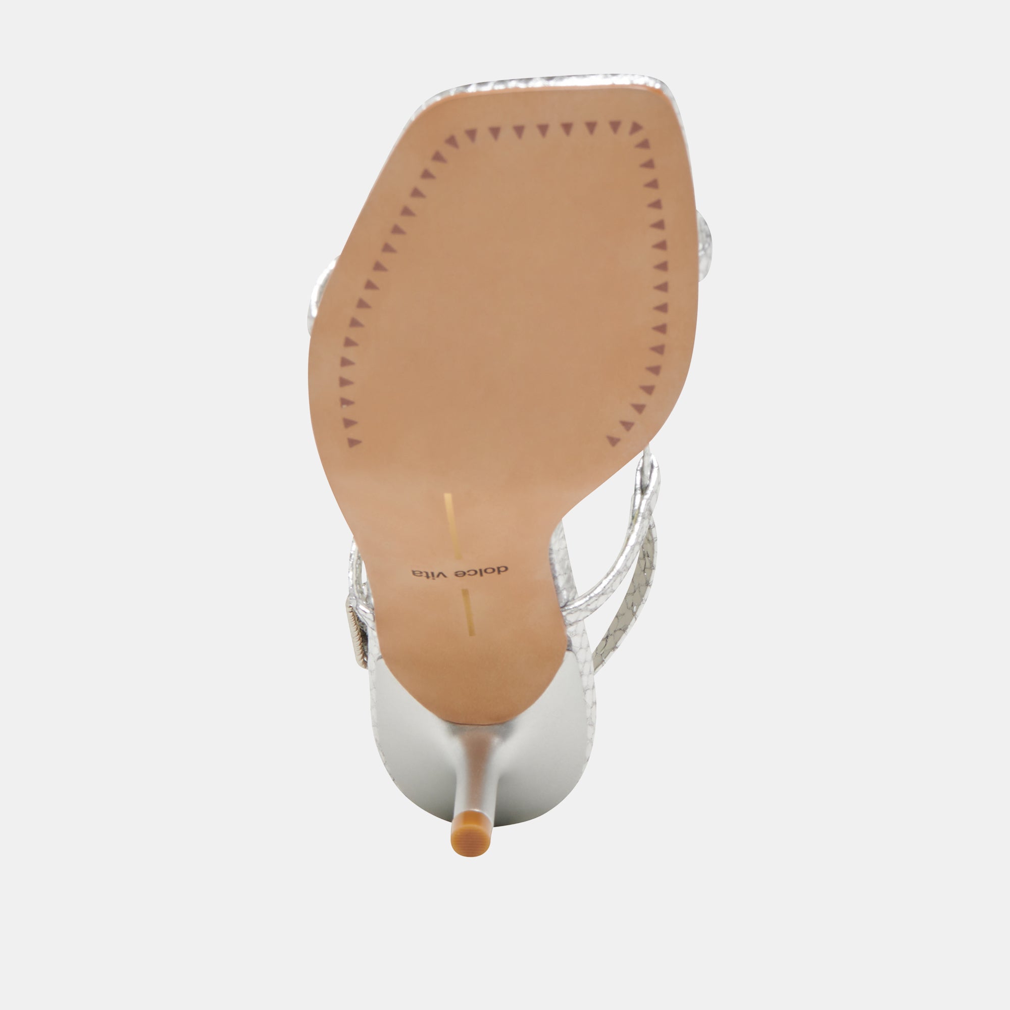 LAURY HEELS SILVER EMBOSSED LEATHER | Dolce Vita Women