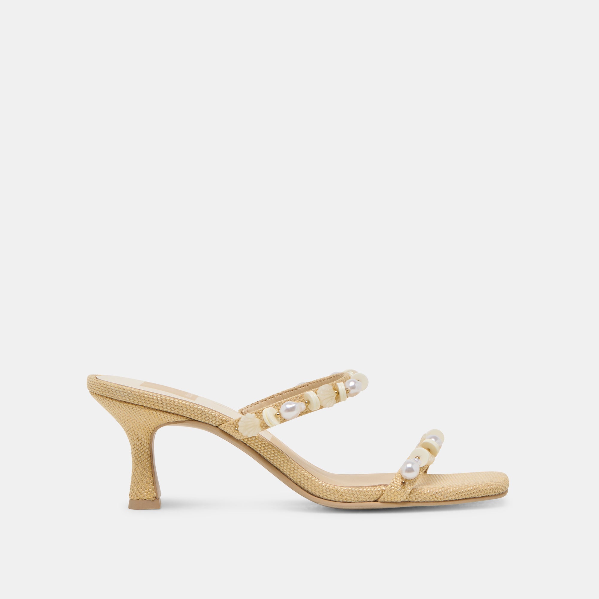 GRASON HEELS LT NATURAL RAFFIA | Women Dolce Vita