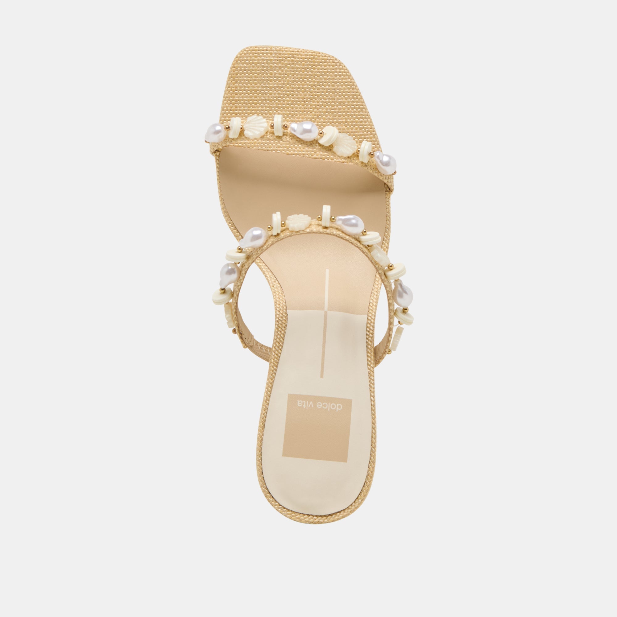 GRASON HEELS LT NATURAL RAFFIA | Women Dolce Vita