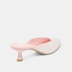 Cleo X Byrdie Golf Pink Floral Satin Wide Heels | Dolce Vita Women