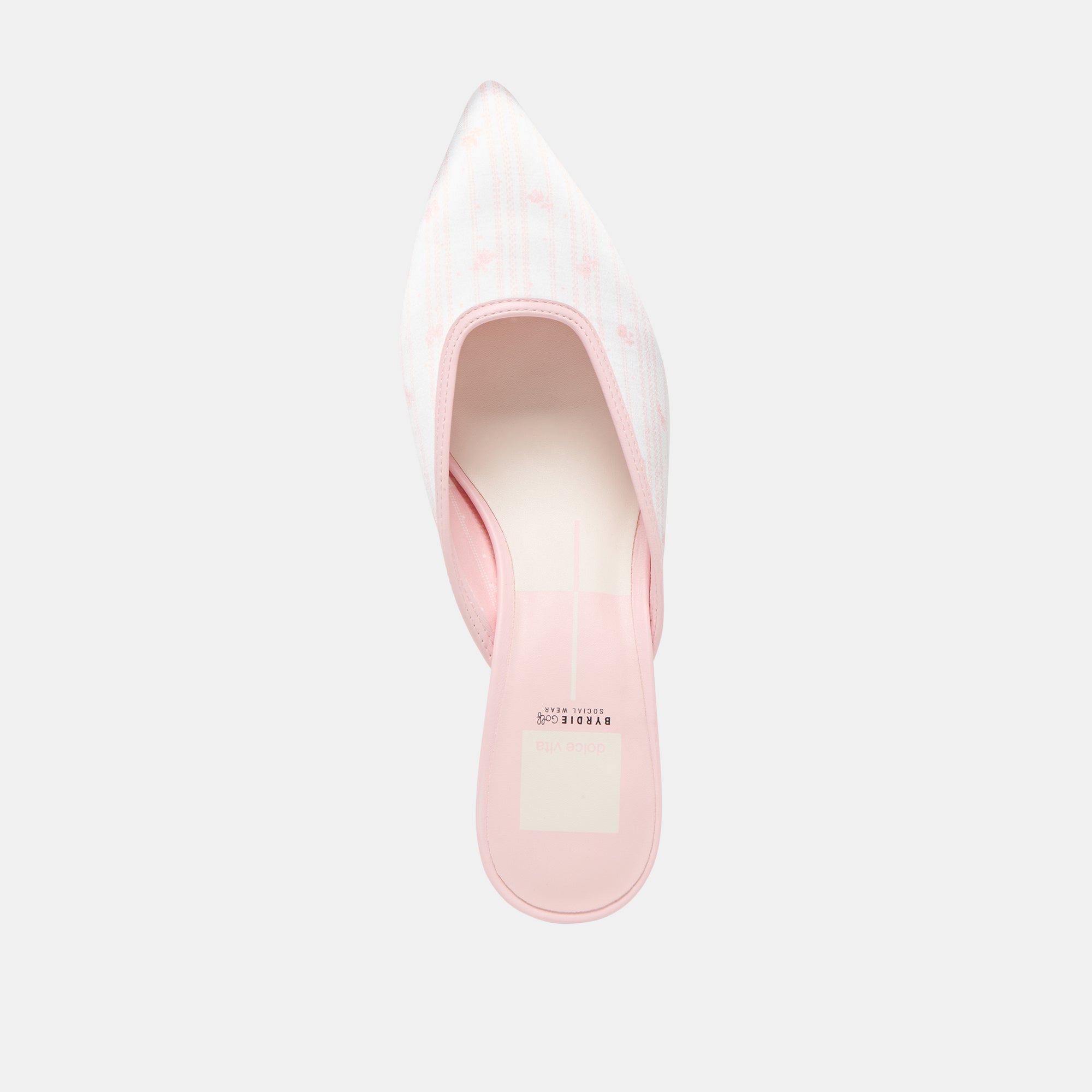 Cleo X Byrdie Golf Pink Floral Satin Wide Heels | Dolce Vita Women