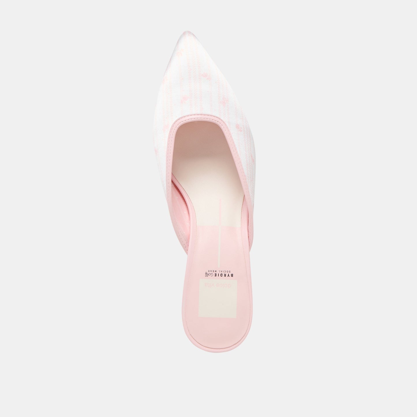 Cleo X Byrdie Golf Pink Floral Satin Wide Heels - Dolce Vita