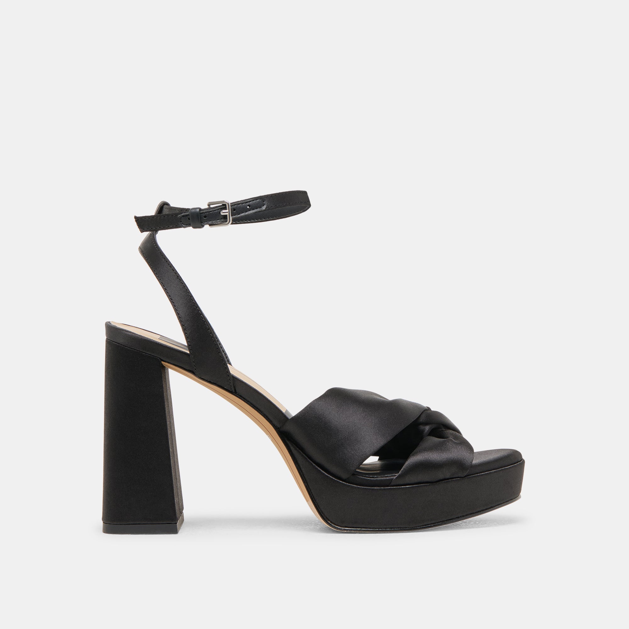 PARLO HEELS ONYX SATIN | Dolce Vita Women