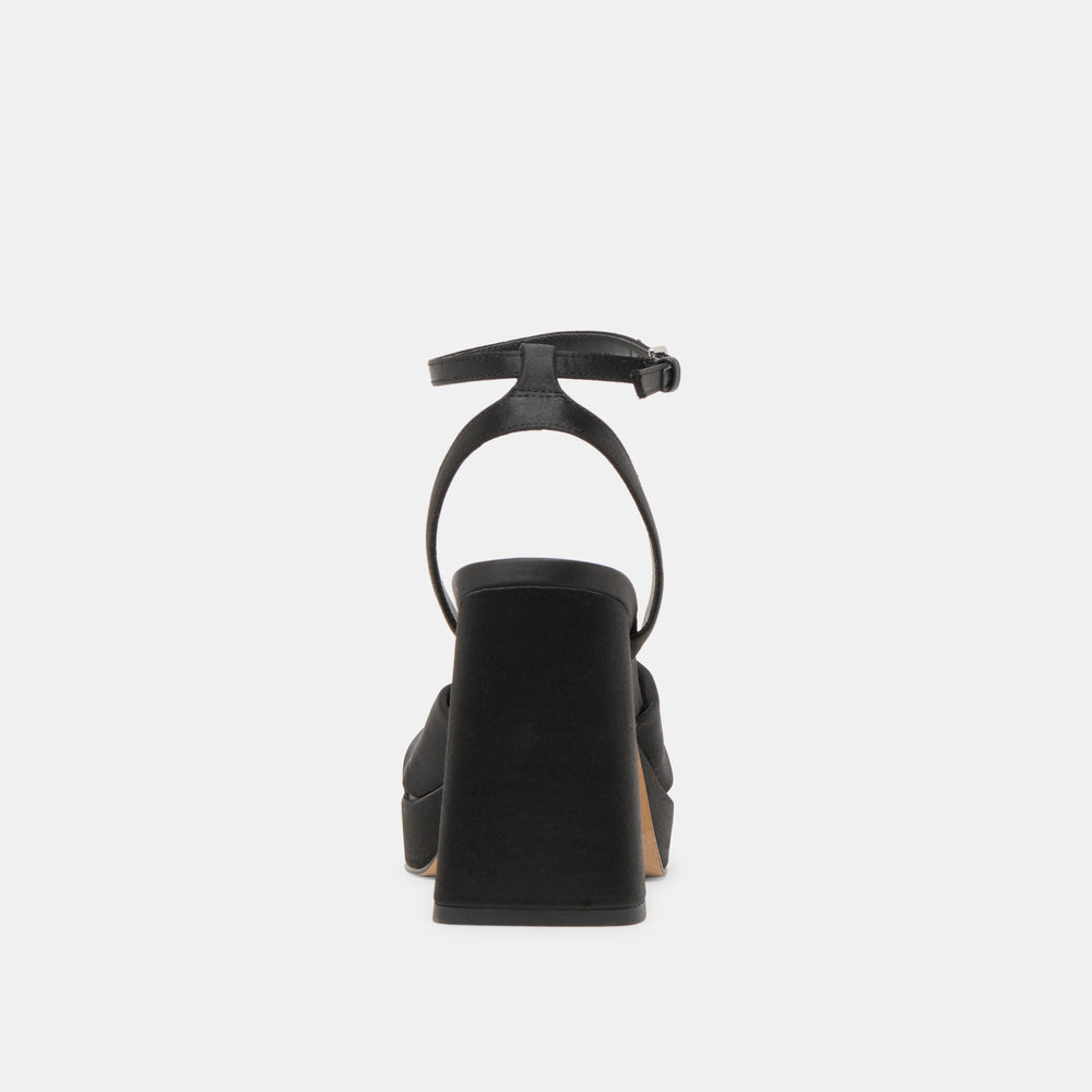 PARLO HEELS ONYX SATIN | Dolce Vita Women