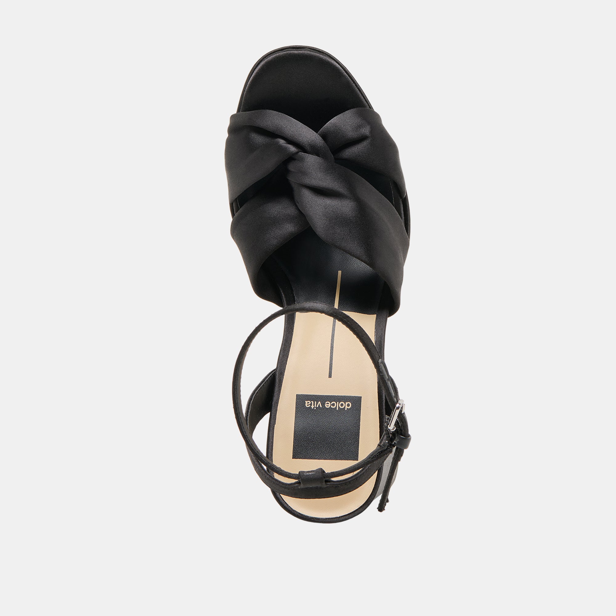 PARLO HEELS ONYX SATIN | Dolce Vita Women