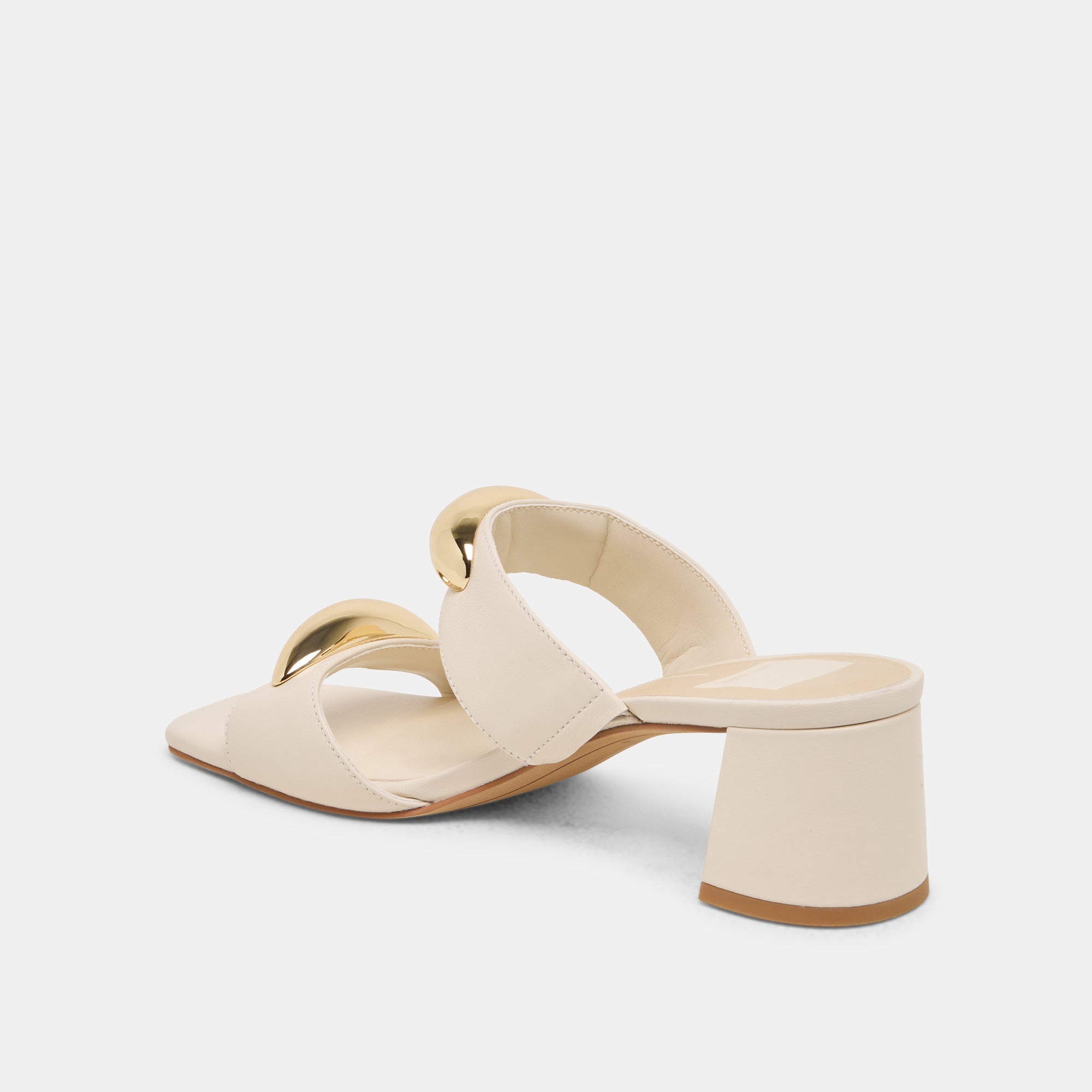 Barnet Bone Leather Heels | Women Dolce Vita
