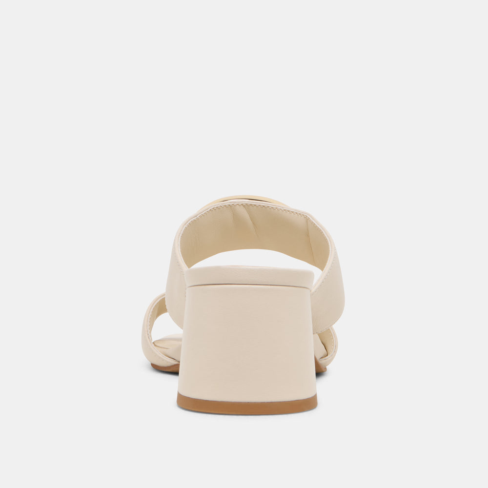 Barnet Bone Leather Heels | Women Dolce Vita