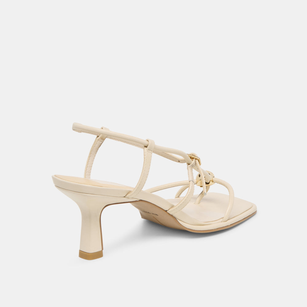 Mylee Creme Leather Heels | Dolce Vita Women