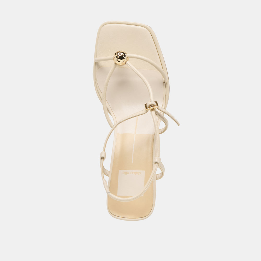 Mylee Creme Leather Heels | Dolce Vita Women