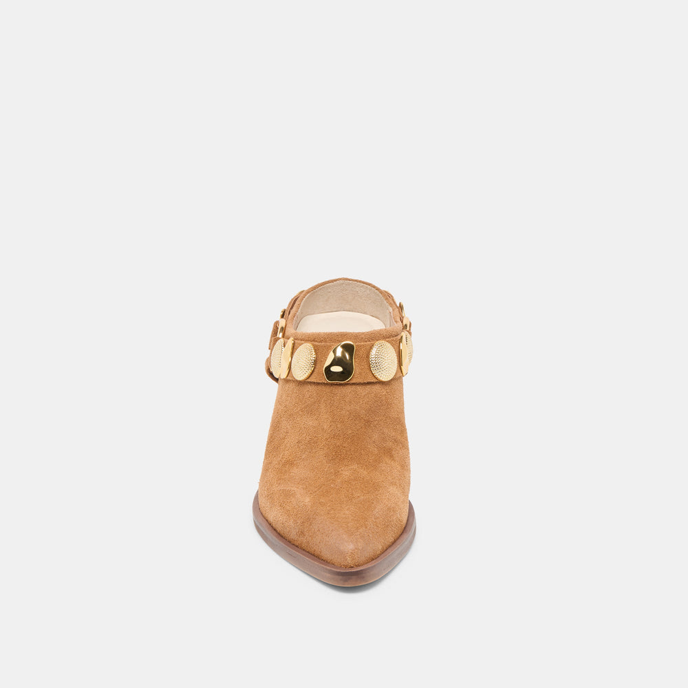 Kanyon Brown Suede Heels | Women Dolce Vita