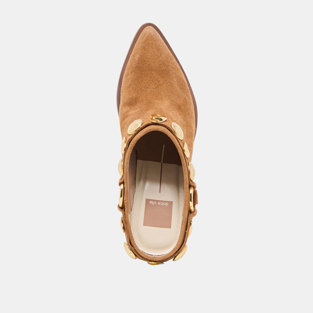 Kanyon Brown Suede Heels | Women Dolce Vita