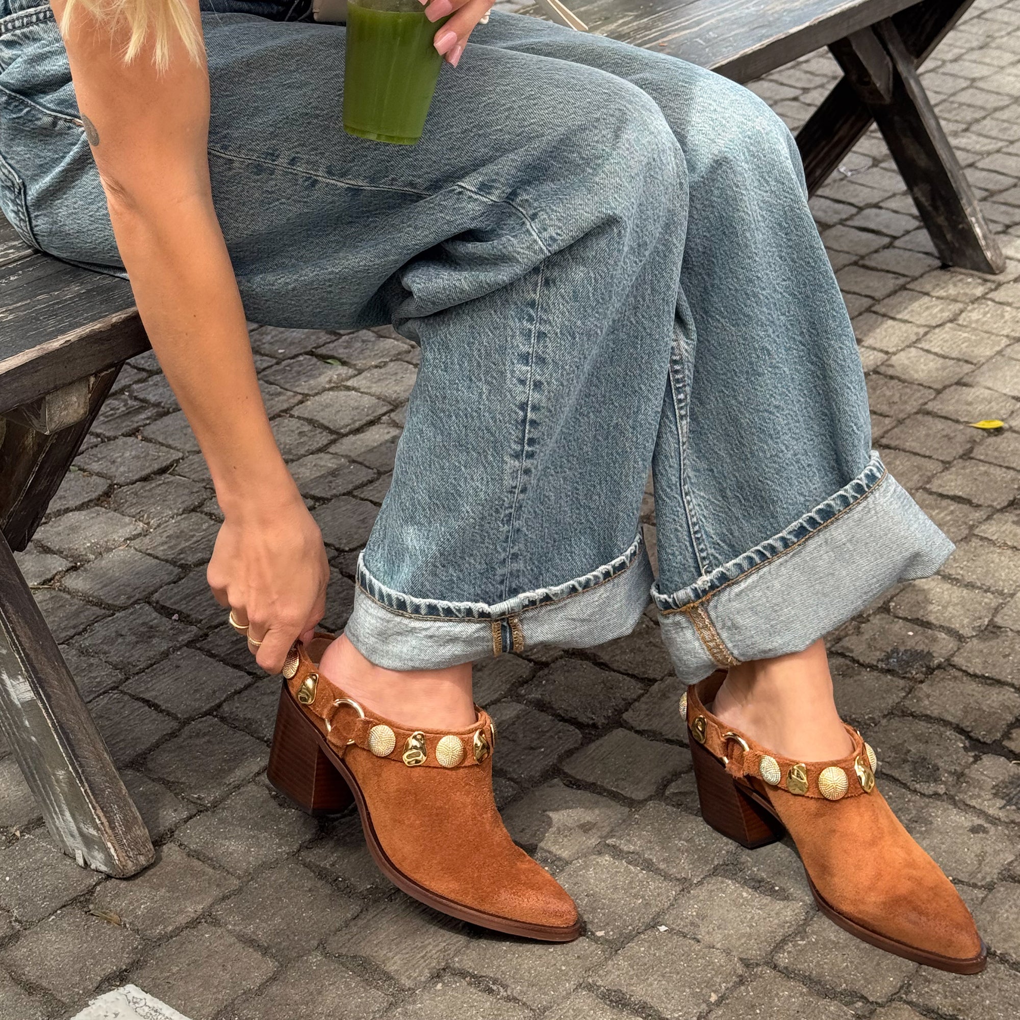 Kanyon Brown Suede Heels | Women Dolce Vita