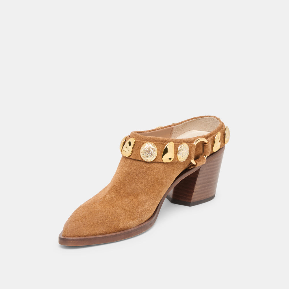 Kanyon Brown Suede Heels | Women Dolce Vita