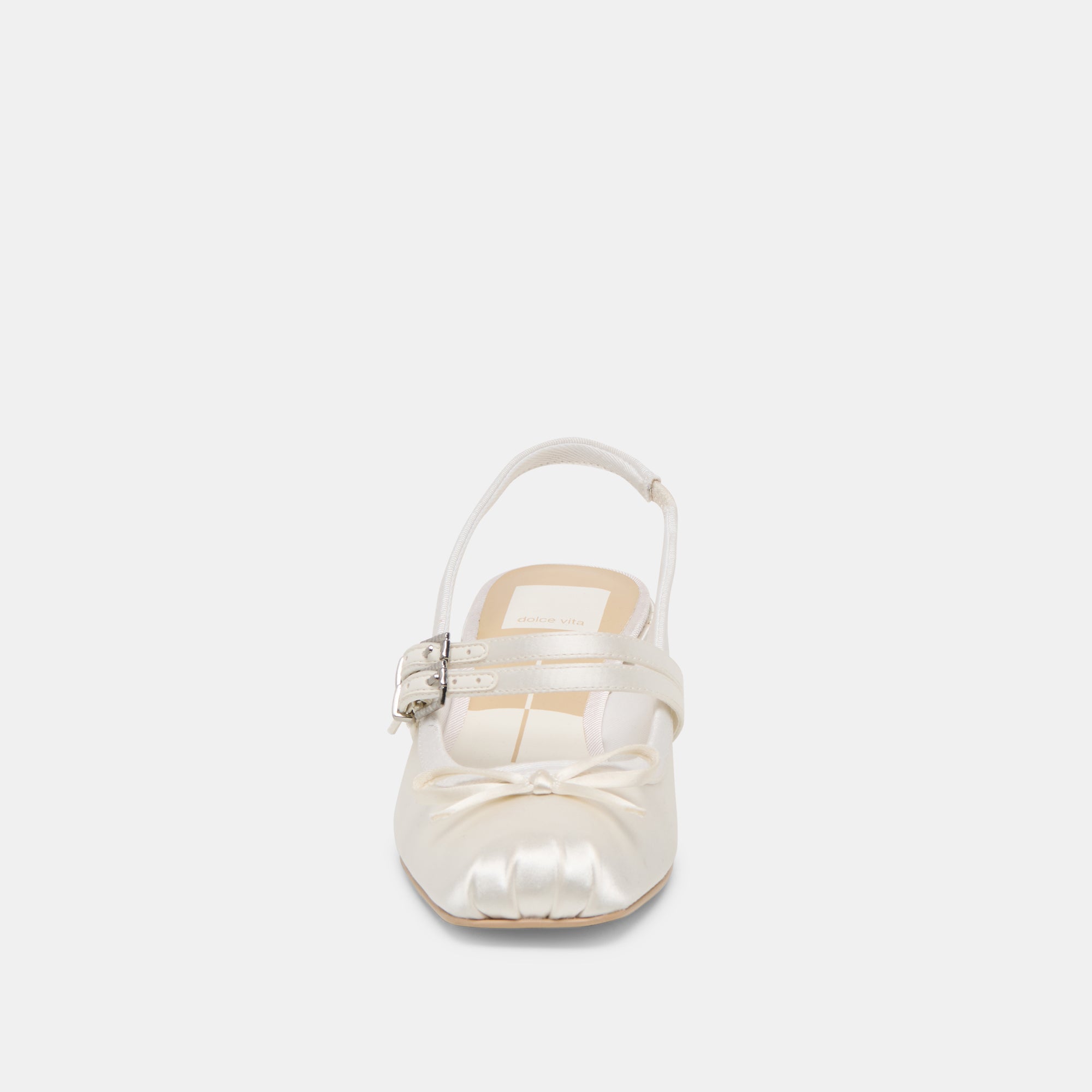 Loris True White Satin Heels | Dolce Vita Women