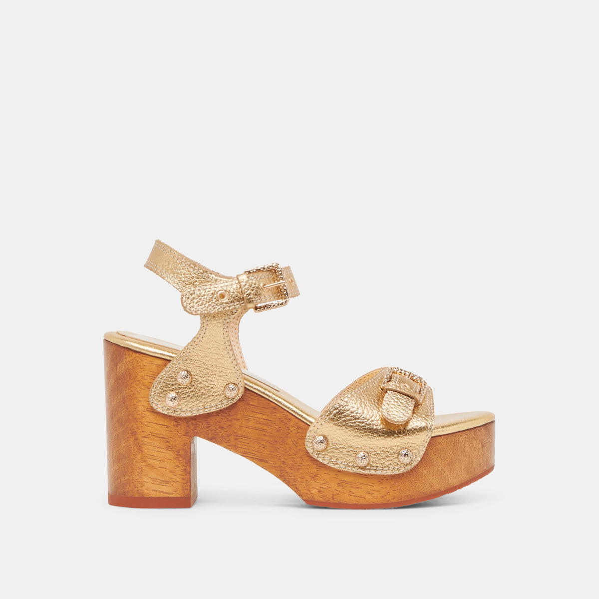 YANDY HEELS GOLD LEATHER | Dolce Vita Women
