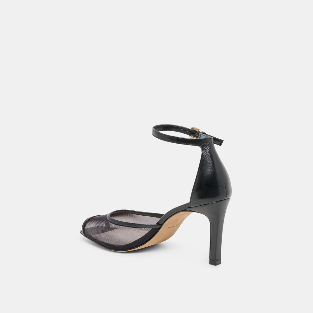 Serlo Onyx Mesh Heels | Women Dolce Vita