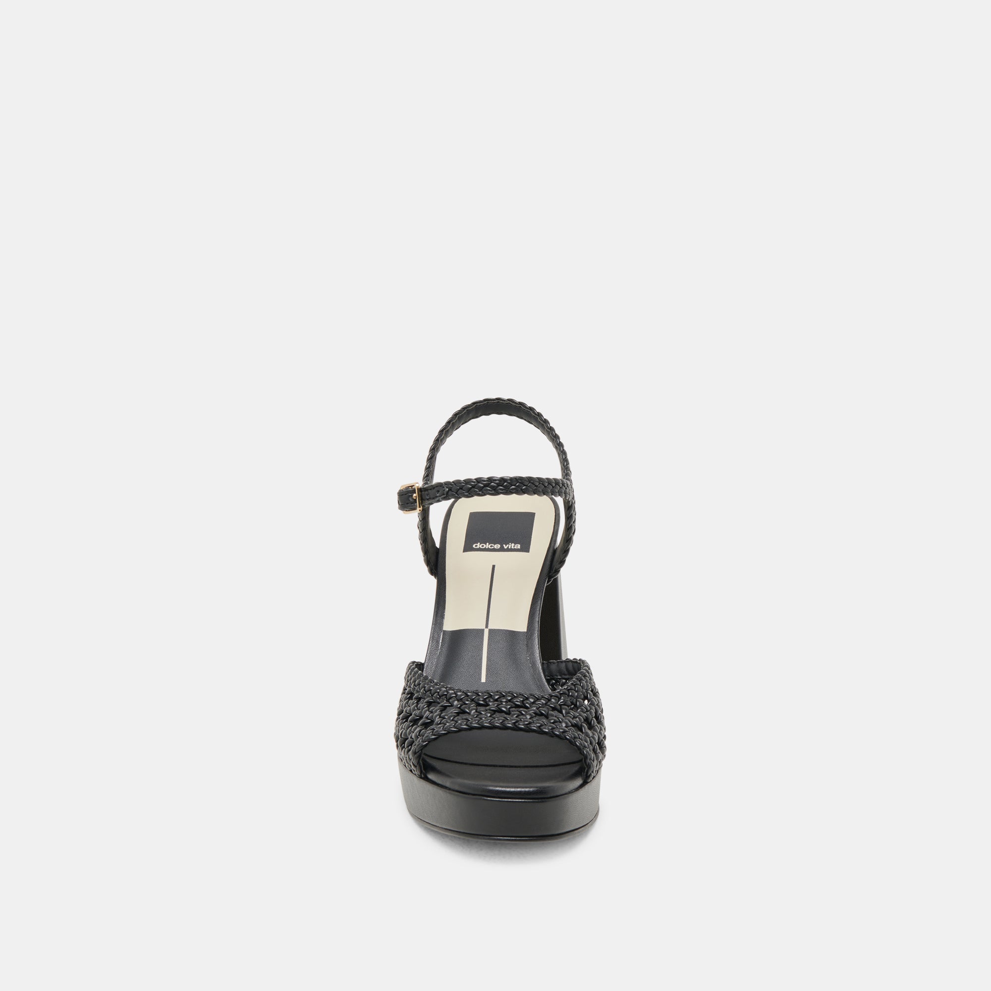 PEYTEN WIDE HEELS BLACK WOVEN STELLA | Dolce Vita Women