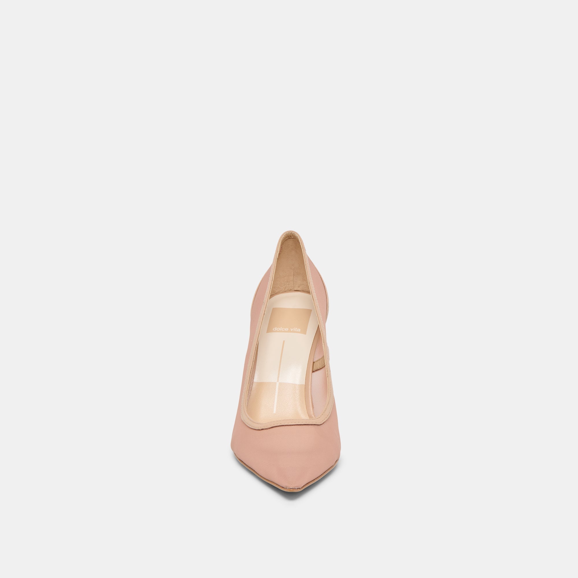 Malory Lt Tan Mesh Heels | Women Dolce Vita