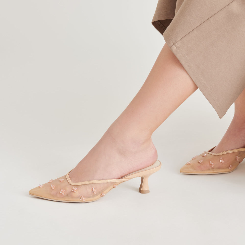 Clara French Vanilla Mesh Heels | Dolce Vita Women