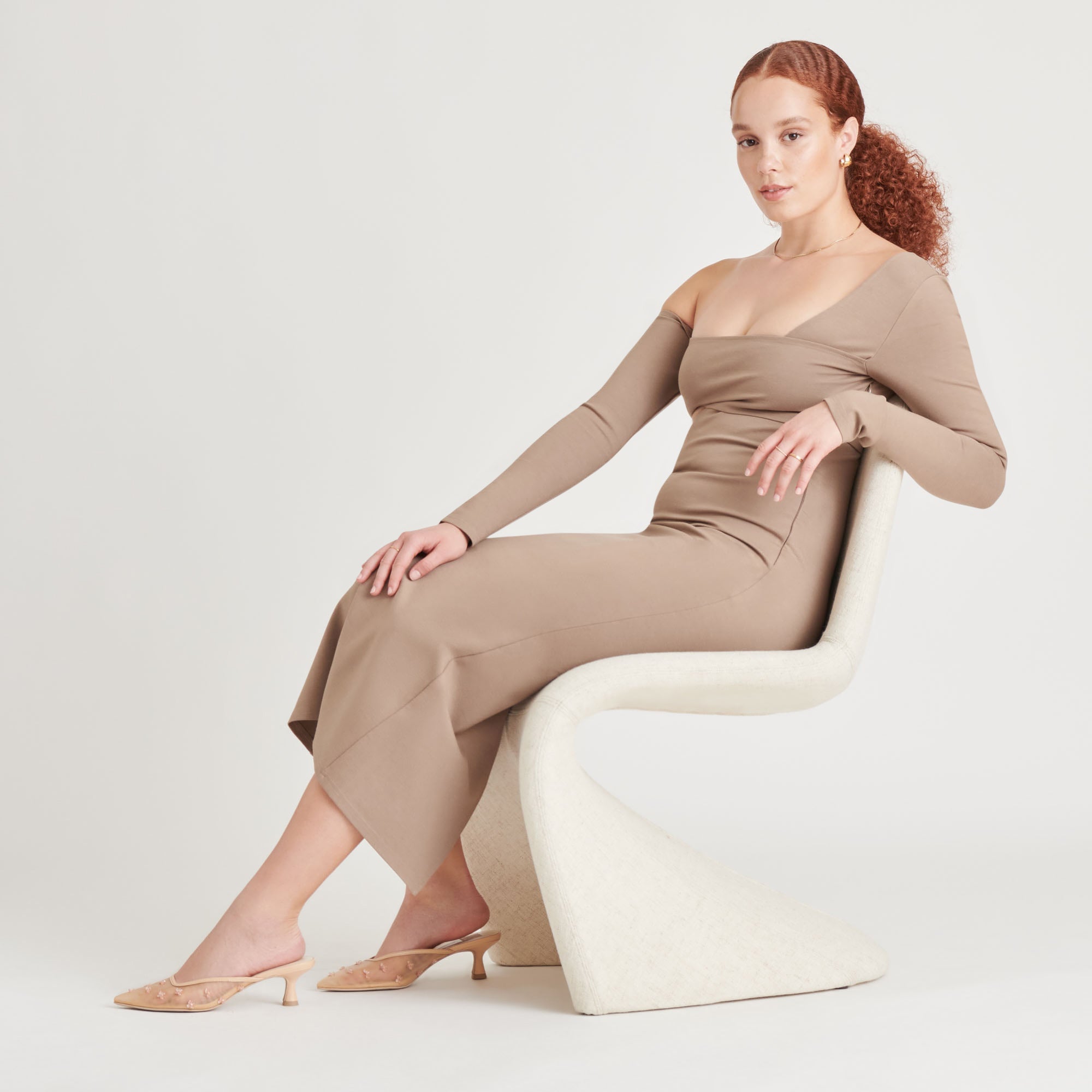 Clara French Vanilla Mesh Heels | Dolce Vita Women