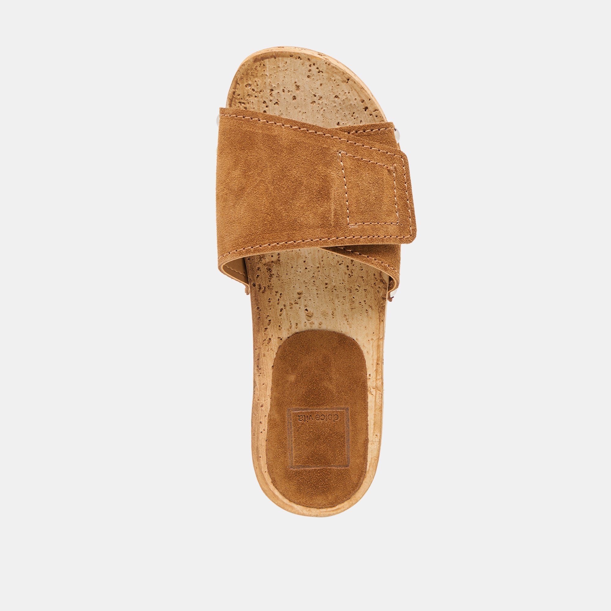 Sandy Chestnut Suede Sandals | Women Dolce Vita