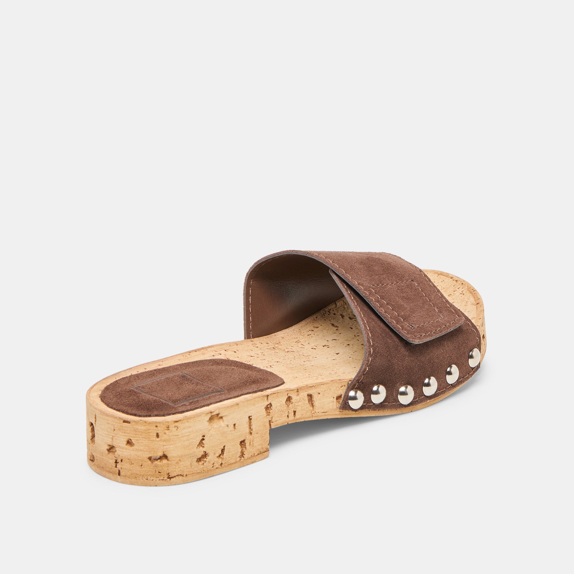 Sandy Dk Brown Suede Sandals | Dolce Vita Women
