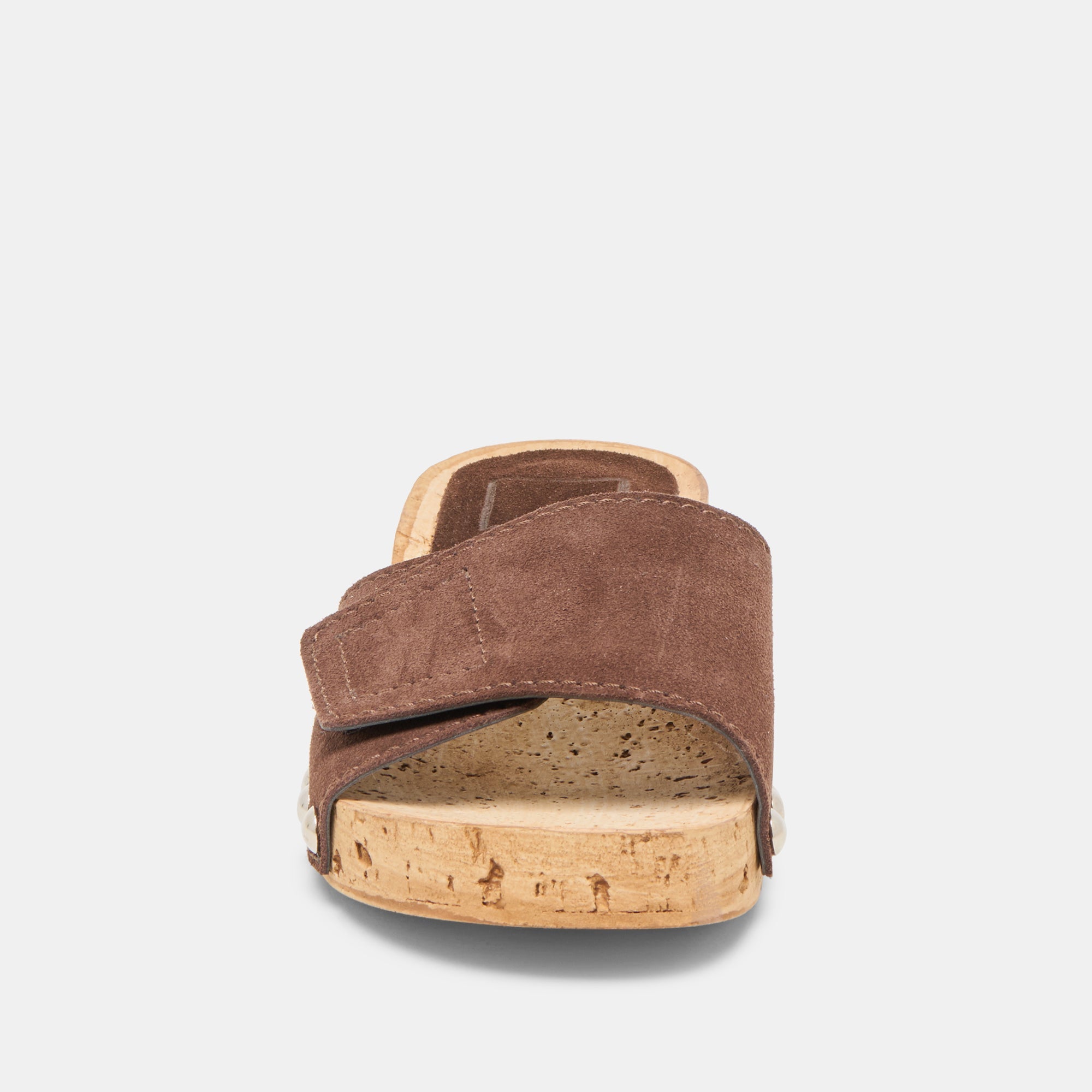 Sandy Dk Brown Suede Sandals | Dolce Vita Women