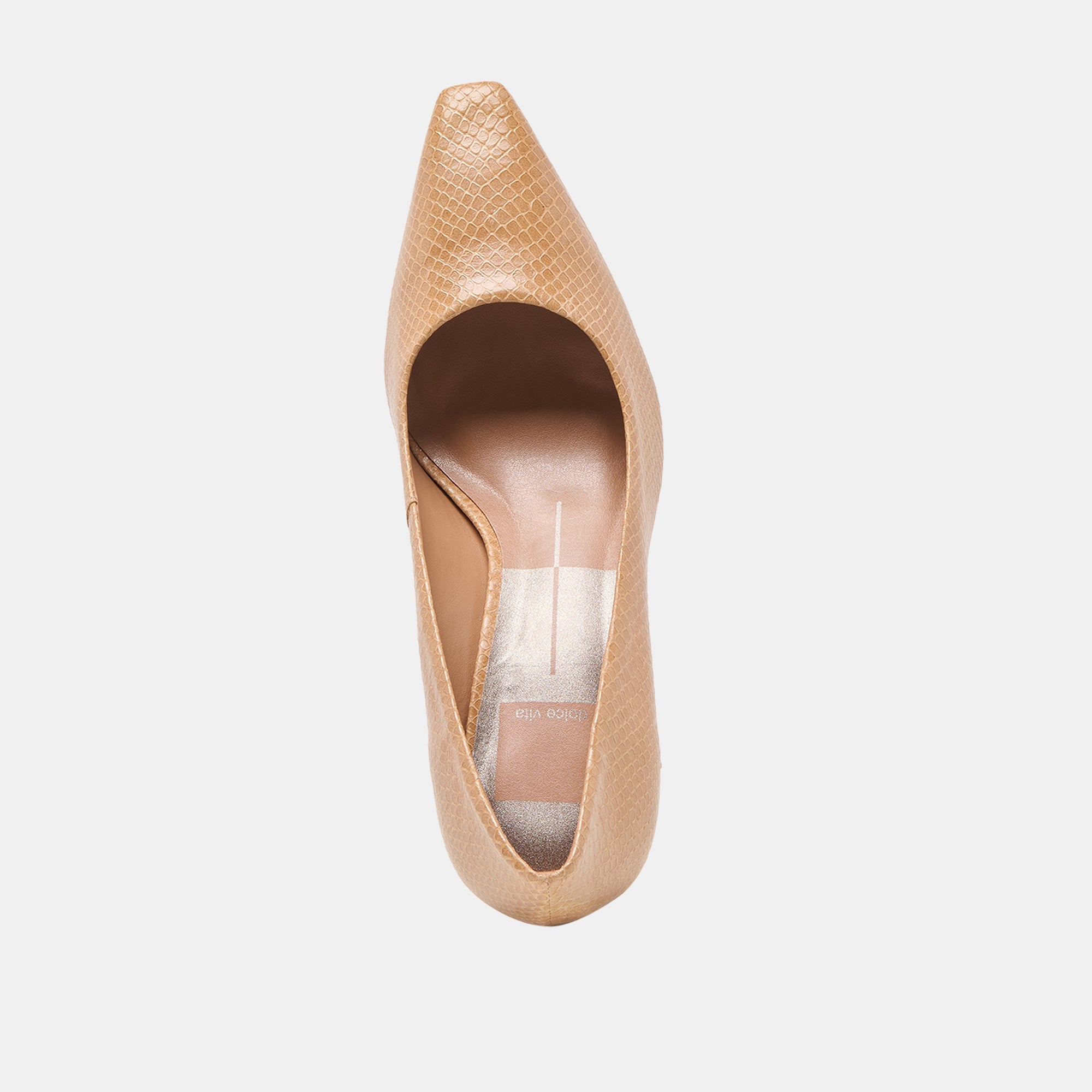 Briona Whiskey Embossed Leather Heels | Women Dolce Vita