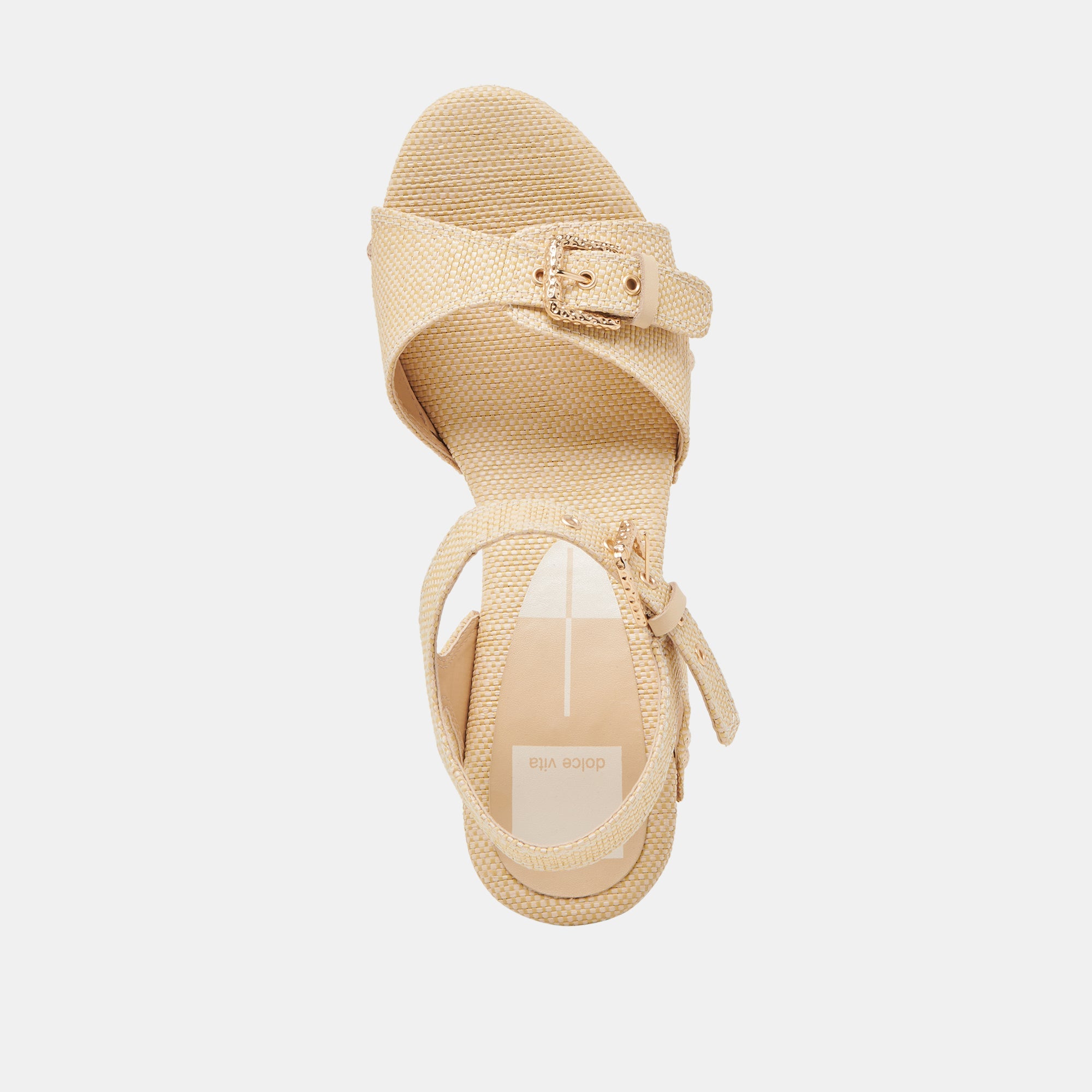 YANDY HEELS LT NATURAL RAFFIA | Dolce Vita Women