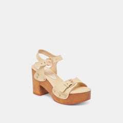 YANDY HEELS LT NATURAL RAFFIA | Dolce Vita Women