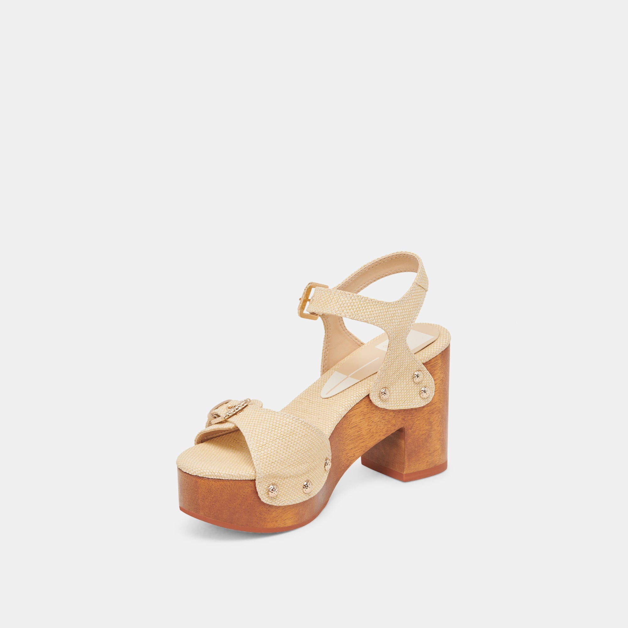 YANDY HEELS LT NATURAL RAFFIA | Dolce Vita Women