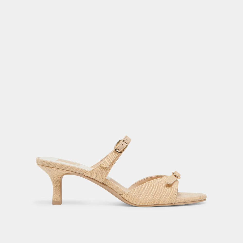 LORALI HEELS LT NATURAL RAFFIA | Women Dolce Vita